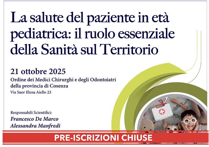 La salute del paziente in età pediatrica: il ruolo essenziale della Sanità sul Territorio